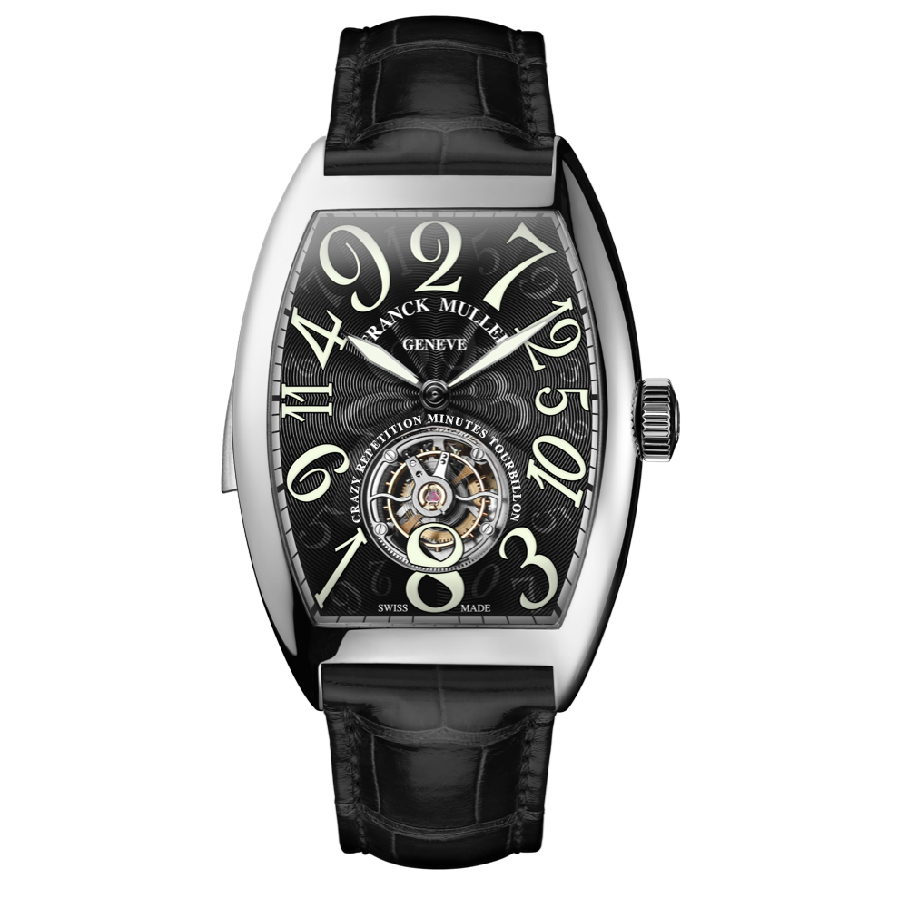 Cintrée Curvex Crazy Hours Répétition Minutes Tourbillon - Franck